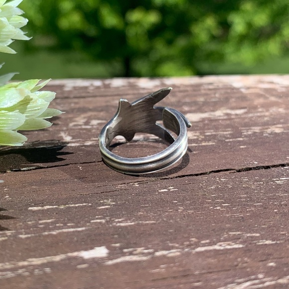 Sterling Claw Spoon Ring Silver Antique Gothic Jewelry Talon - Picture 4 of 11